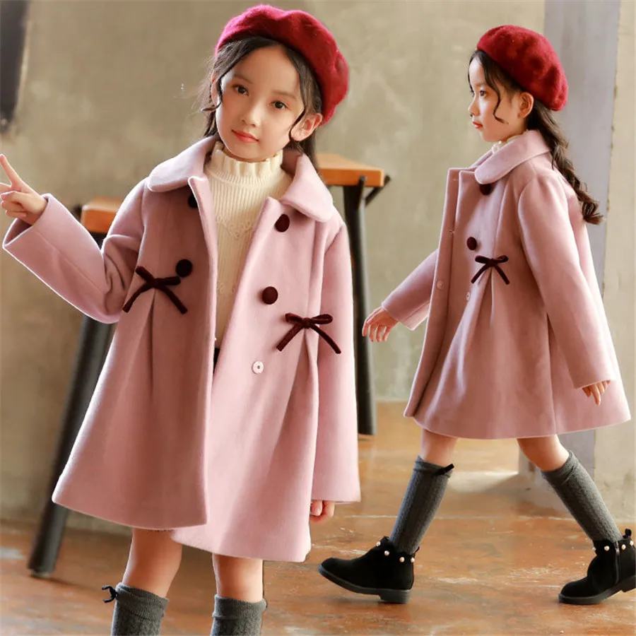 Autumn Winter Jacket Girl Outwear Woolen Coat For Girls Coats Kids Jackets 4-13Y Children Clothes Daughter Outfits
Autumn Winter Jacket Girl Outwear Woolen Coat For Girls Coats Kids Jackets 4-13Y Children Clothes Daughter Outfits