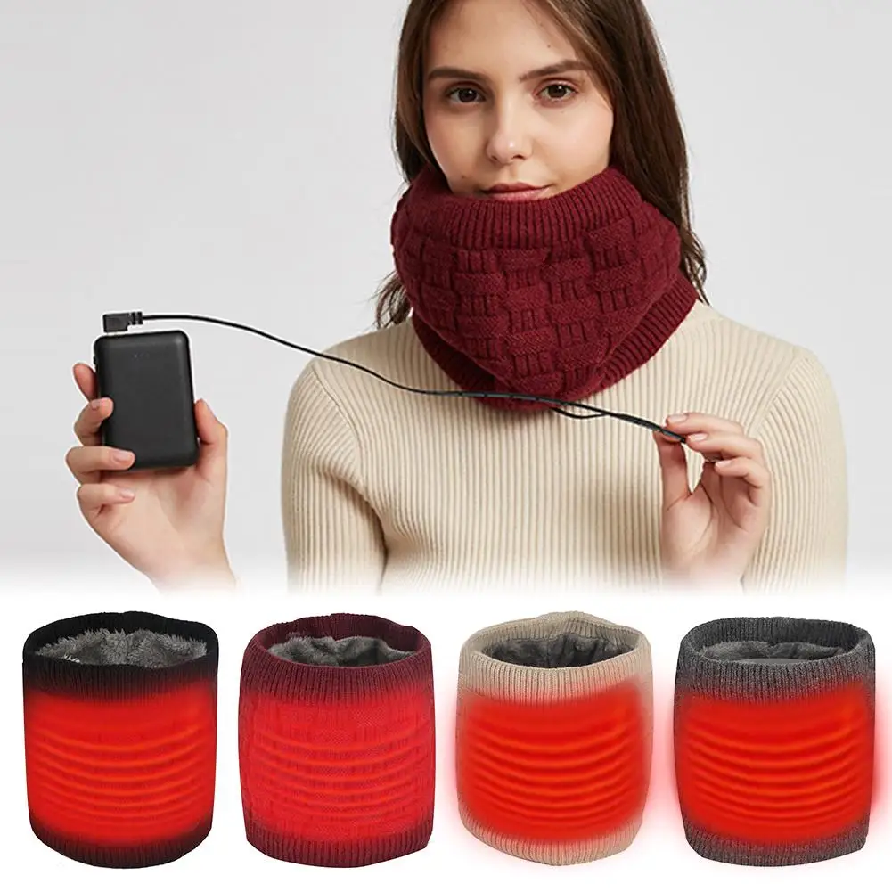 Electric Scarf USB Rechargeable Breathable Heated Wrap Neck Protection Warmer Cover For Outdoor Ski Hiking Snowboating Scar
Electric Scarf USB Rechargeable Breathable Heated Wrap Neck Protection Warmer Cover For Outdoor Ski Hiking Snowboating Scar