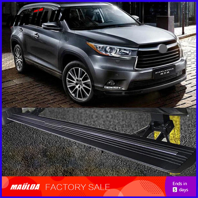 Car Accessories High quality aluminium alloy Automatic scaling Electric pedal side step running board for Highlander 2012-2016
Car Accessories High quality aluminium alloy Automatic scaling Electric pedal side step running board for Highlander 2012-2016