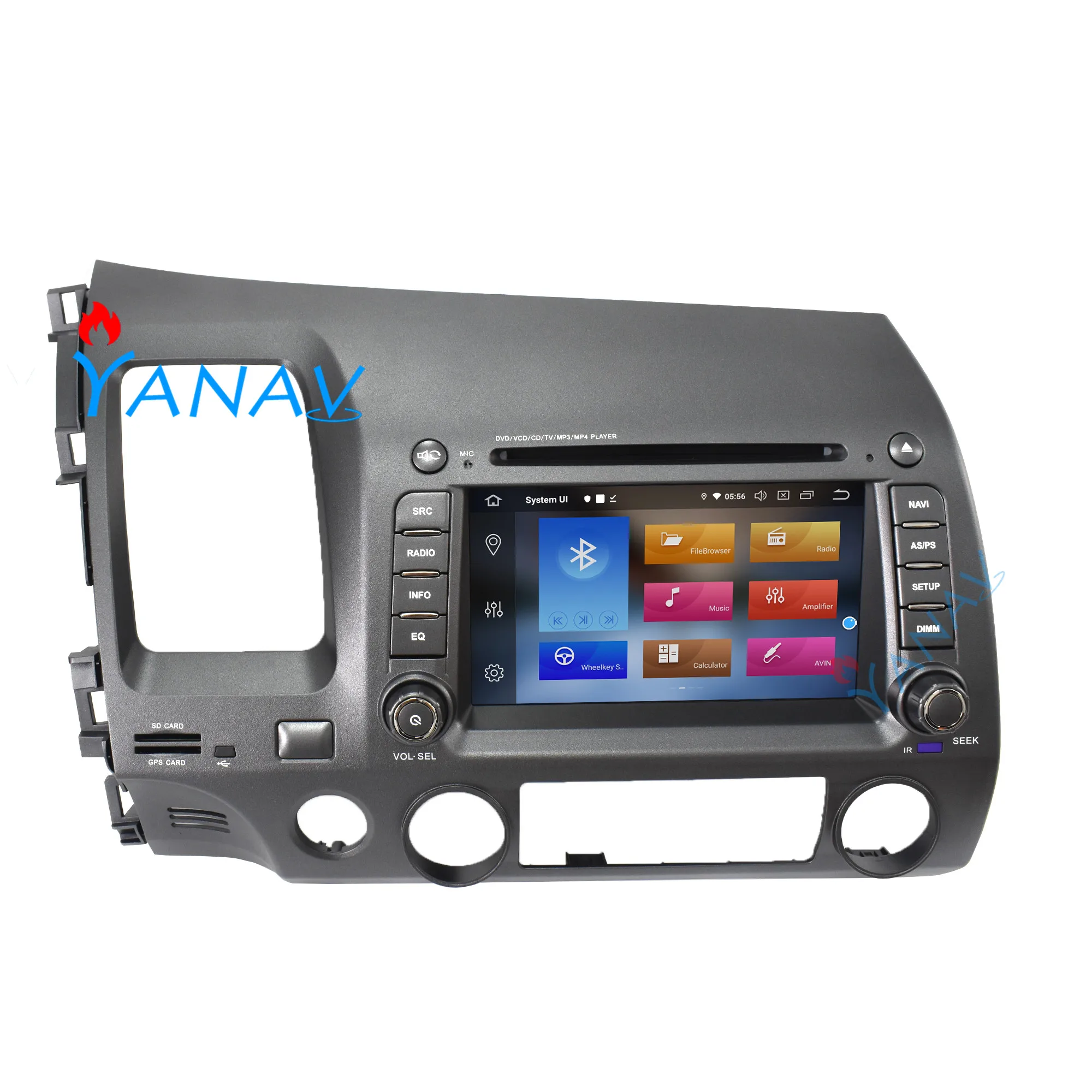 2 DIN Android car radio stereo receiver for Honda-Civic sedan 2007-2011 GPS navigation car audio multimedia DVD player head unit
2 DIN Android car radio stereo receiver for Honda-Civic sedan 2007-2011 GPS navigation car audio multimedia DVD player head unit