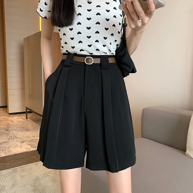YTX789 2021 new high-quality suit, five-point pants, thin, high-waist, wide-leg pants, casual shorts
YTX789 2021 new high-quality suit, five-point pants, thin, high-waist, wide-leg pants, casual shorts
