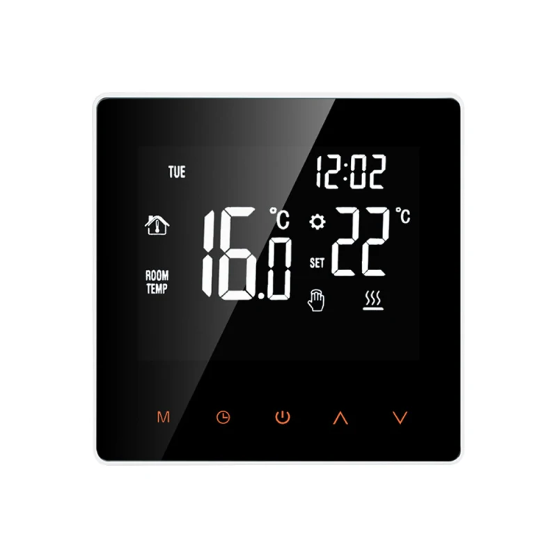 New LCD Tradition Touch Screen Thermostat Wall-hung Boiler Water Floor Heating Thermostat Intelligent Liquid Crystal Display
New LCD Tradition Touch Screen Thermostat Wall-hung Boiler Water Floor Heating Thermostat Intelligent Liquid Crystal Display