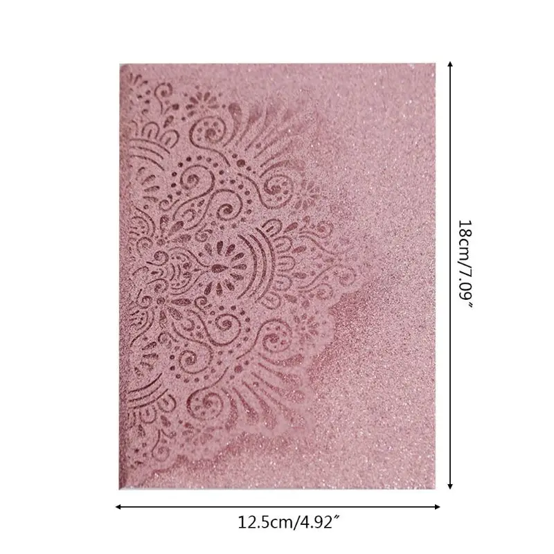 OOTDTY 10pcs Bride and Groom Hollow Wedding Party Invitations Card Delicate Carved Lace Romantic Greeting Cards
OOTDTY 10pcs Bride and Groom Hollow Wedding Party Invitations Card Delicate Carved Lace Romantic Greeting Cards