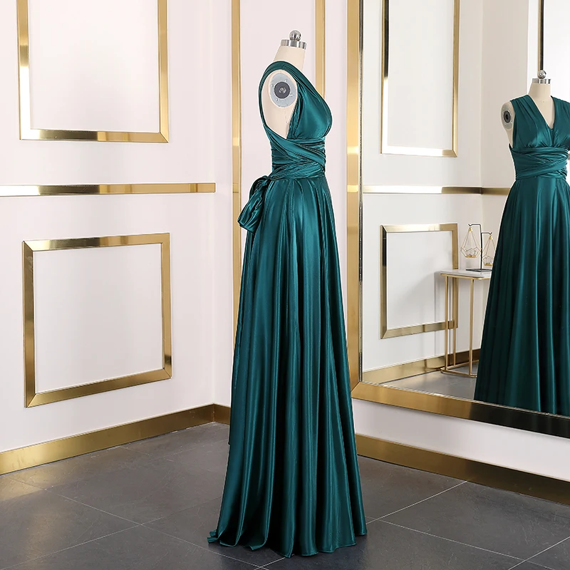Multi Way Wrap Women's Wedding Party Dresses Convertible Maxi Dress Teal Long Evening Formal Dresses Party Gowns Robe de Soiree
Multi Way Wrap Women's Wedding Party Dresses Convertible Maxi Dress Teal Long Evening Formal Dresses Party Gowns Robe de Soiree