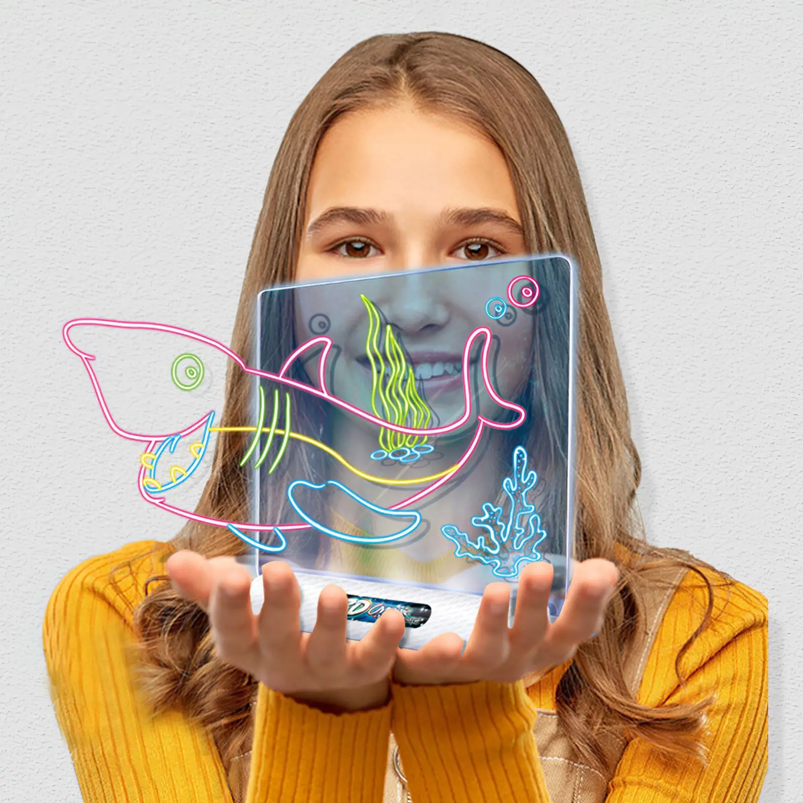 Флуоресцентная 3d-доска для рисования, волшебная доска для граффити, многофункциональная доска для письма, обучающая игрушка, доска для рисо...
Флуоресцентная 3d-доска для рисования, волшебная доска для граффити, многофункциональная доска для письма, обучающая игрушка, доска для рисо...