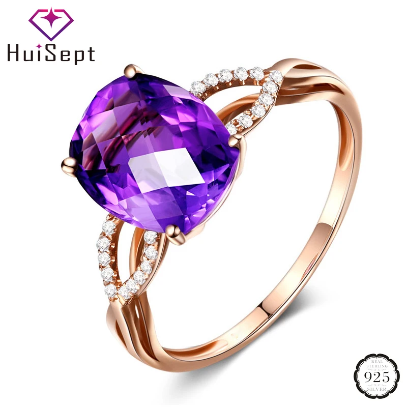 HuiSept Rings 925 Silver Jewelry for Female with Zircon Gemstone Open Finger Ring Wedding Party Gift Women Accessories Wholesale
HuiSept Rings 925 Silver Jewelry for Female with Zircon Gemstone Open Finger Ring Wedding Party Gift Women Accessories Wholesale