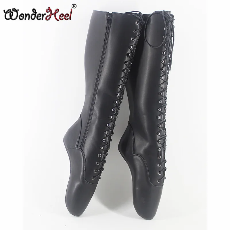 Хит продаж балетные сапоги до колена Wonderheel на очень высоком каблуке 18 см