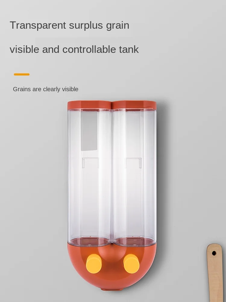 Kitchen Grain Storage Tank Seals and Stores Grain. Grain Storage Box Is Divided Into Wall-mounted Glass Jars Glass Container
Kitchen Grain Storage Tank Seals and Stores Grain. Grain Storage Box Is Divided Into Wall-mounted Glass Jars Glass Container