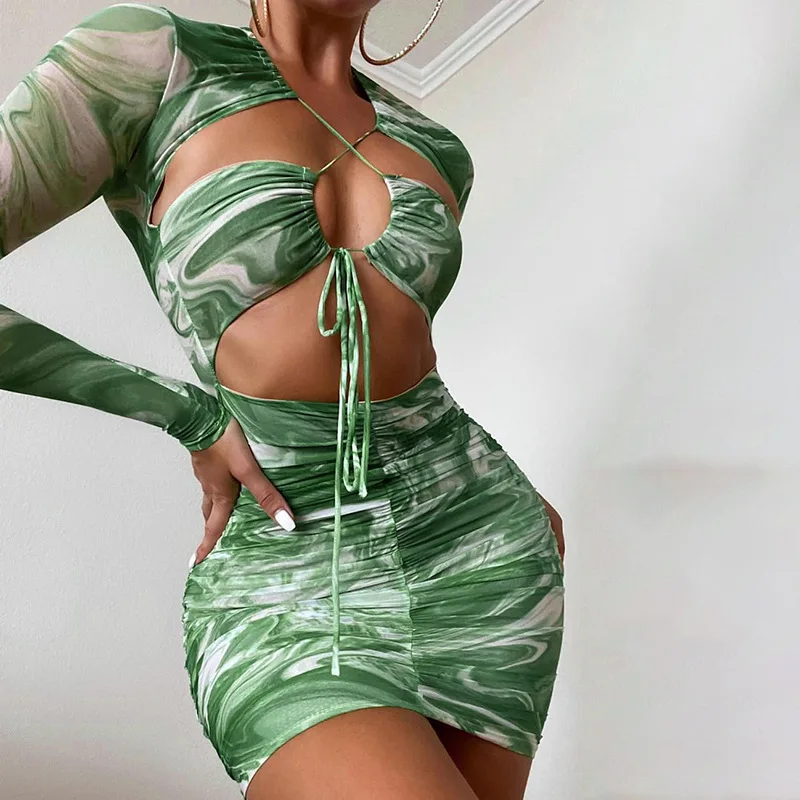 Sexy Printed Slim Bodycon Dress Women Push Up String Swimsuit Cover Up Beach Dress Vintage Hollow Out Dresses Ladies Night Party
Sexy Printed Slim Bodycon Dress Women Push Up String Swimsuit Cover Up Beach Dress Vintage Hollow Out Dresses Ladies Night Party
