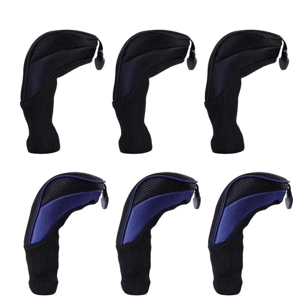 

3Pcs/set Portable PU Golf iron covers golf club head covers Protector of various colors and styles both men and women can use