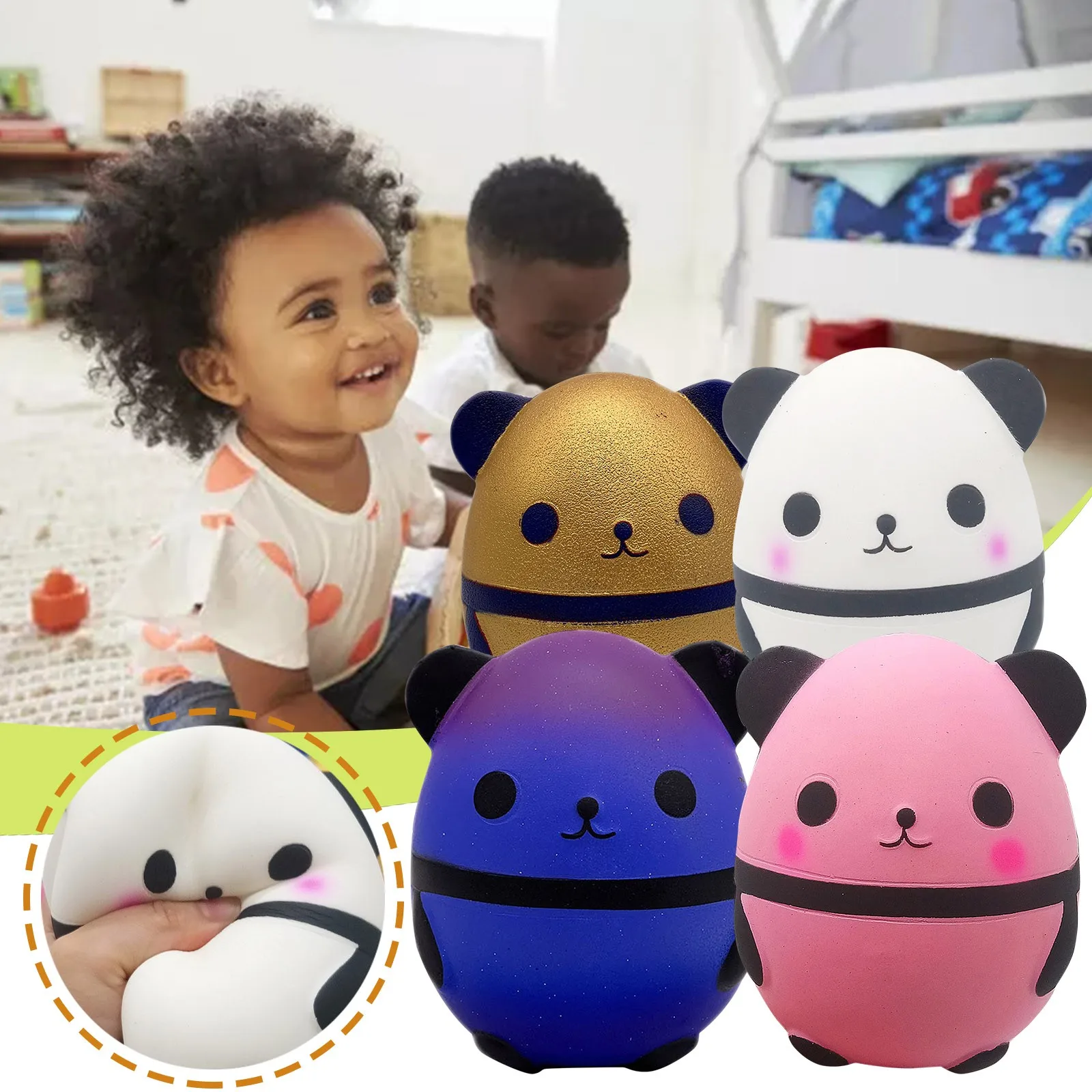 Large Panda Doll Slow Rising Sensory Squeeze Toys Cartoon Animal Shaped Stress Relief Decompression Toys Adults Kids Brinquedos
Large Panda Doll Slow Rising Sensory Squeeze Toys Cartoon Animal Shaped Stress Relief Decompression Toys Adults Kids Brinquedos