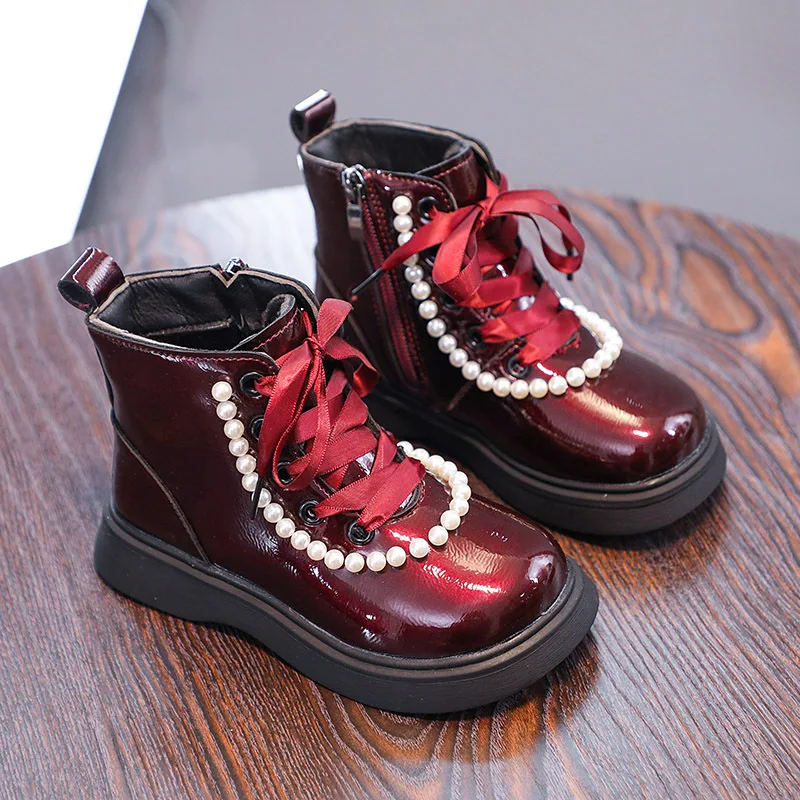 Kids Boots 2021 Autumn Winter For Baby Grils Fashion Shorts Ankle Chelsea Boots Brand Children Brand Shoes Black Pearl lace
Kids Boots 2021 Autumn Winter For Baby Grils Fashion Shorts Ankle Chelsea Boots Brand Children Brand Shoes Black Pearl lace