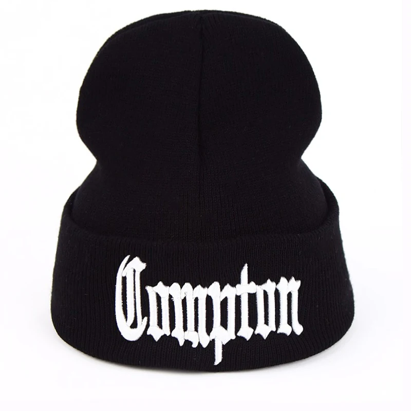 Вязаные шапки бини для мужчин и женщин теплые модные West beach gangsta Compton Eazy E в стиле