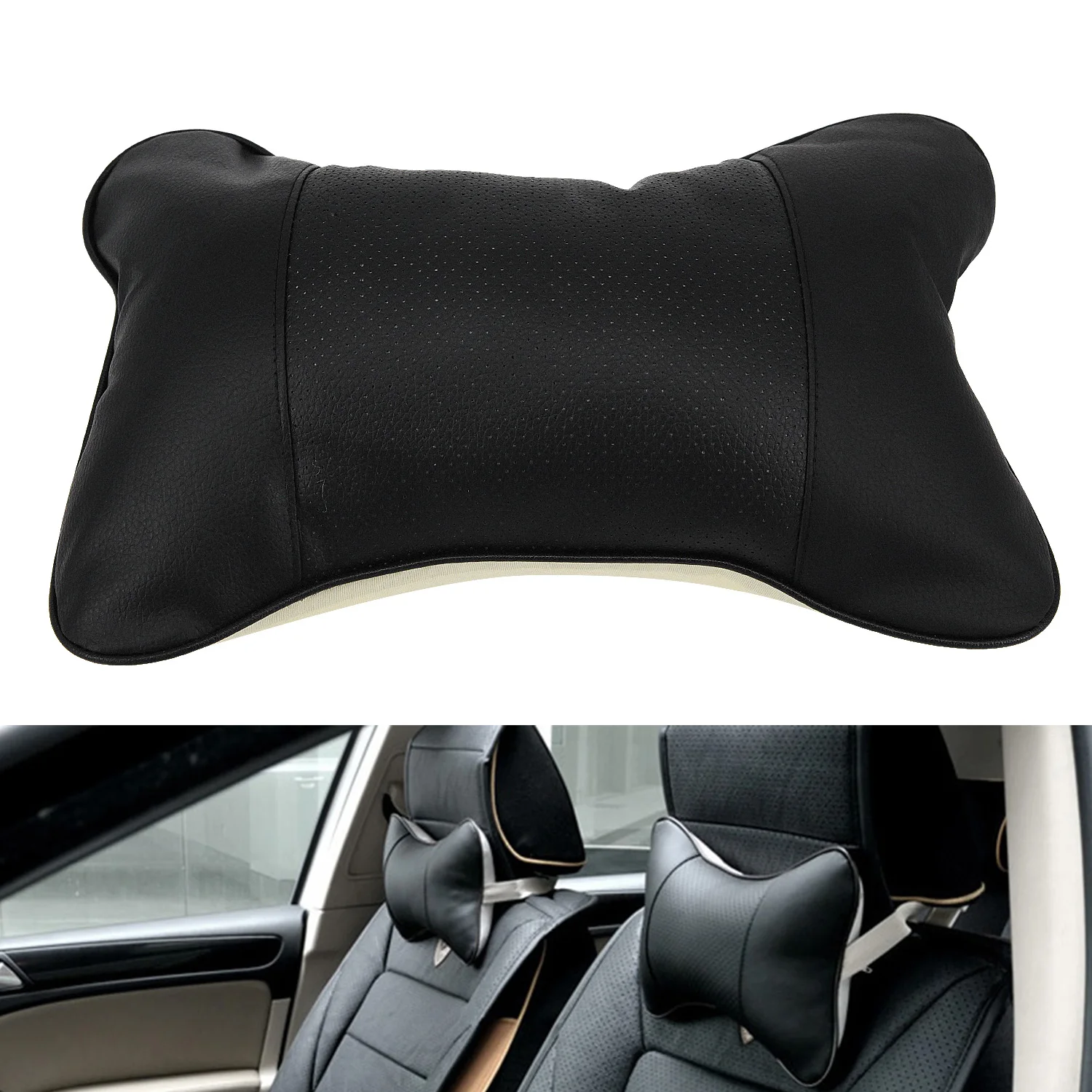 Protect neck Head Rest Cushion bone shape Neck Support Pillow high strength elastic relax muscles Synthetic Leather PP Sponge
Protect neck Head Rest Cushion bone shape Neck Support Pillow high strength elastic relax muscles Synthetic Leather PP Sponge