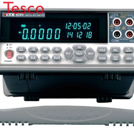 Victor 8245 VC8245 4 1/2 Bench desktop display with high precision digital MULTIMETER Ture RMS with USB interface 
Victor 8245 VC8245 4 1/2 Bench desktop display with high precision digital MULTIMETER Ture RMS with USB interface