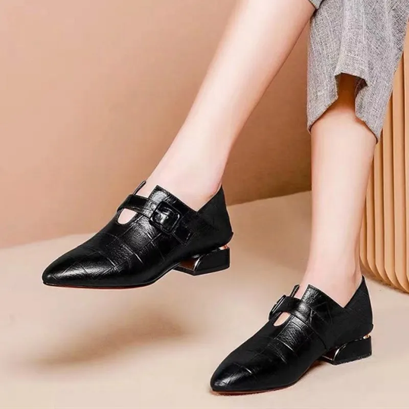 Marlisasa Women Fashion Sweet Brown Pu Leather Square Heel Shoes Lady Classic Spring & Autumn Comfort Black High Heels H6037
Marlisasa Women Fashion Sweet Brown Pu Leather Square Heel Shoes Lady Classic Spring & Autumn Comfort Black High Heels H6037