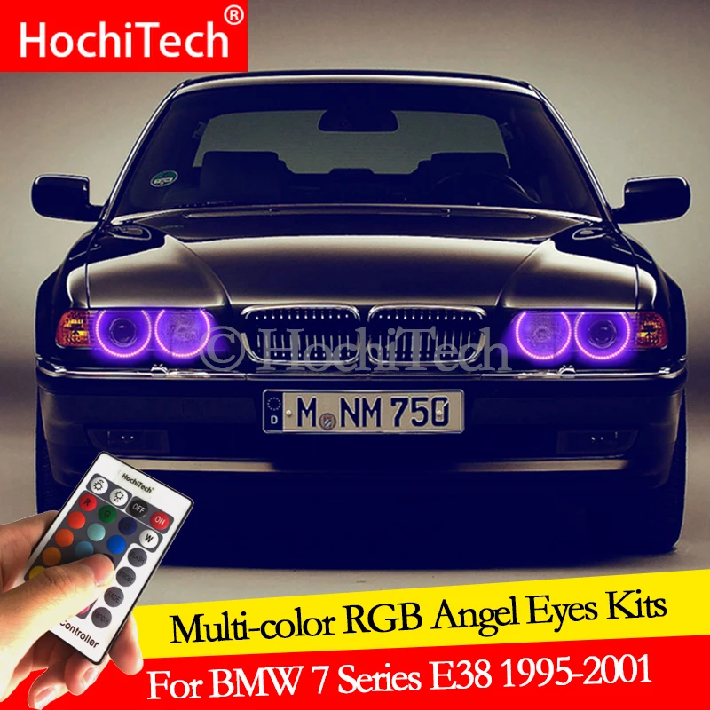 For BMW 7 Series E38 740i 740iL 750i 750i 730d 740d 728i 1995-2001daytime light DRL Angel Eyes LED RGB Multi-color Halo Ring kit
For BMW 7 Series E38 740i 740iL 750i 750i 730d 740d 728i 1995-2001daytime light DRL Angel Eyes LED RGB Multi-color Halo Ring kit