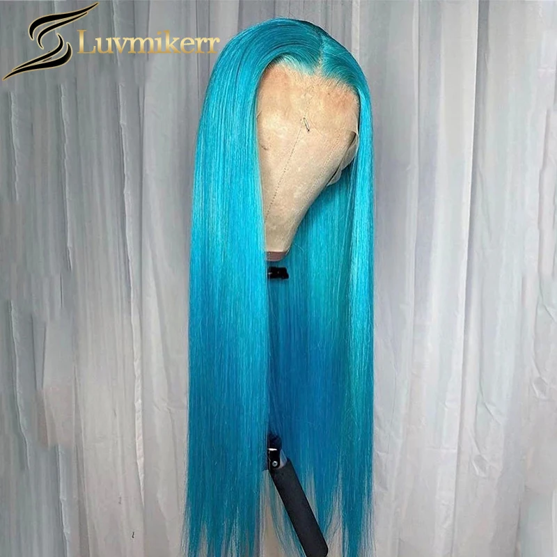 Hd Transparent Human Hair Wig Green Blonde Blue Colored Long Straight 13x6 Lace Frontal Wig Pre Plucked 28 30 Inch Wig For Women
Hd Transparent Human Hair Wig Green Blonde Blue Colored Long Straight 13x6 Lace Frontal Wig Pre Plucked 28 30 Inch Wig For Women