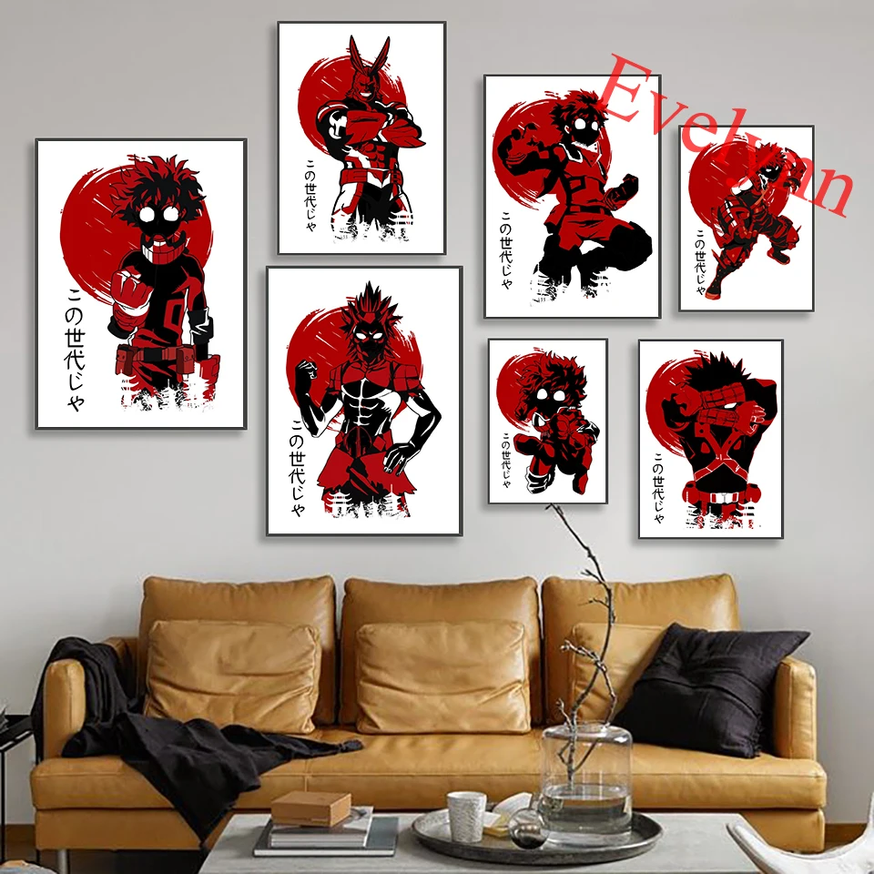 Japan Anime My Hero Academia Modern Living Room Cartoon Posters Gift Children Room Decor Picture Home Wall Art Prints Painting
Japan Anime My Hero Academia Modern Living Room Cartoon Posters Gift Children Room Decor Picture Home Wall Art Prints Painting