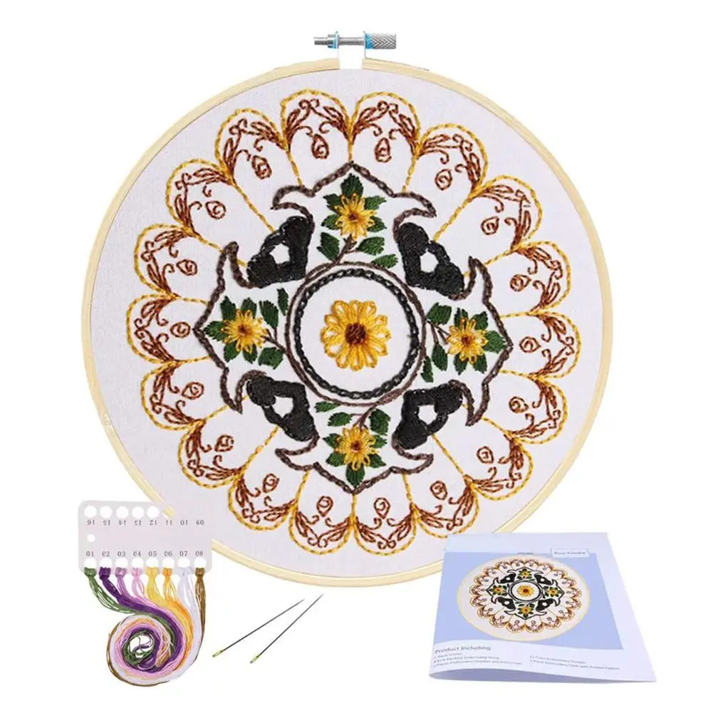 DIY Printed Embroidered Cloth Thread Board Embroidered Needle High-definition Drawing No Embroidery Hoop
DIY Printed Embroidered Cloth Thread Board Embroidered Needle High-definition Drawing No Embroidery Hoop