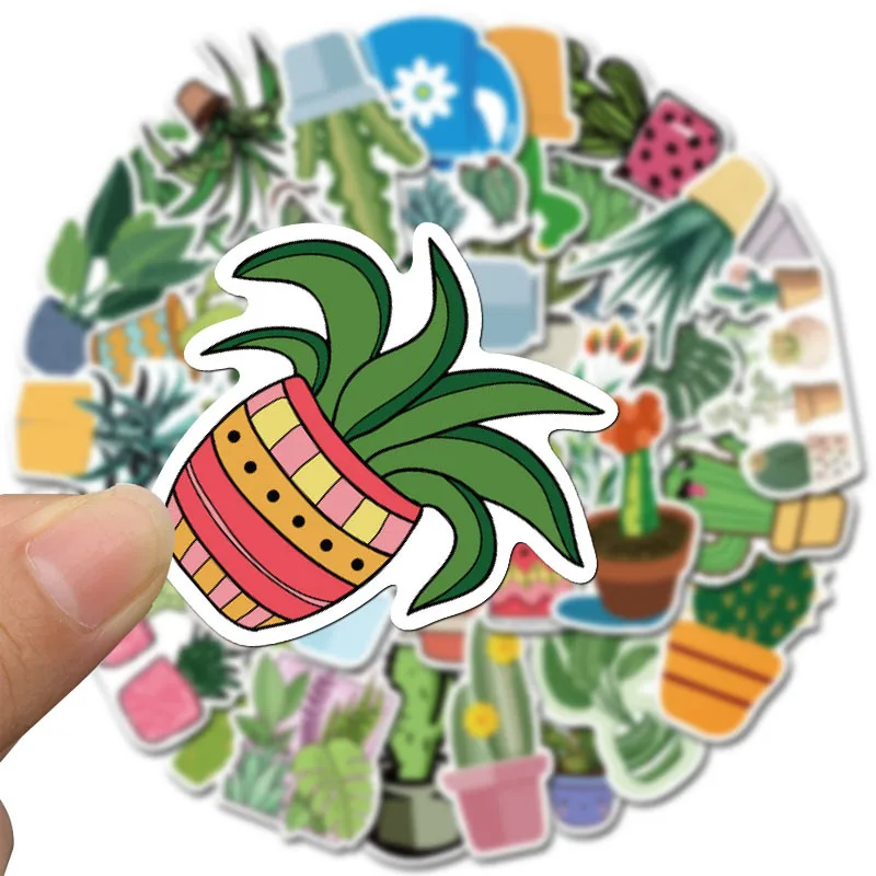 10/30/50PCS Cute Cartoon Green Plant Cactus Potted Computer Notebook Waterproof Graffiti Sticker Decoration Wholesale 
10/30/50PCS Cute Cartoon Green Plant Cactus Potted Computer Notebook Waterproof Graffiti Sticker Decoration Wholesale
