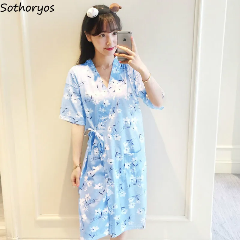Robes Women Summer Kimono Thin Printed Half Sleeves Knee-length Korean Style Chic Soft Breathable Lightweight Cute New Students
Robes Women Summer Kimono Thin Printed Half Sleeves Knee-length Korean Style Chic Soft Breathable Lightweight Cute New Students