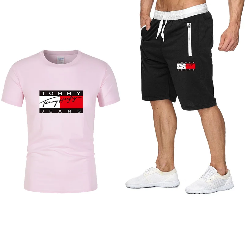 Brand New Men's Sports Suit Printing 2021 Summer Short-Sleeved Pullover T-Shirt Beach Shorts Casual Men's 2-Piece Set
Brand New Men's Sports Suit Printing 2021 Summer Short-Sleeved Pullover T-Shirt Beach Shorts Casual Men's 2-Piece Set