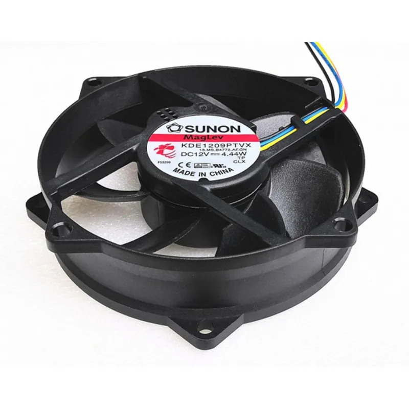 

New original SUNON KDE1209PTVX 9025 9225 90MM 90*90*25mm 92*92*25 MM Circular fan For CPU Cooling fan 12V 0.37A with PWM 4pin