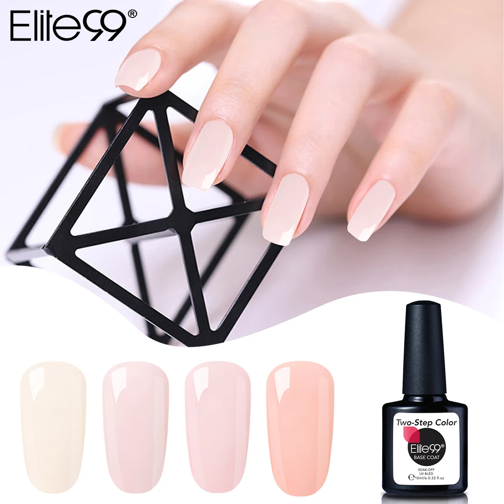 Elite99 10ML Two Step Color Base Coat Soak Off Gel Nail Polish UV LED Varnish Using Ways Art Manicure Lacquer | Красота и здоровье