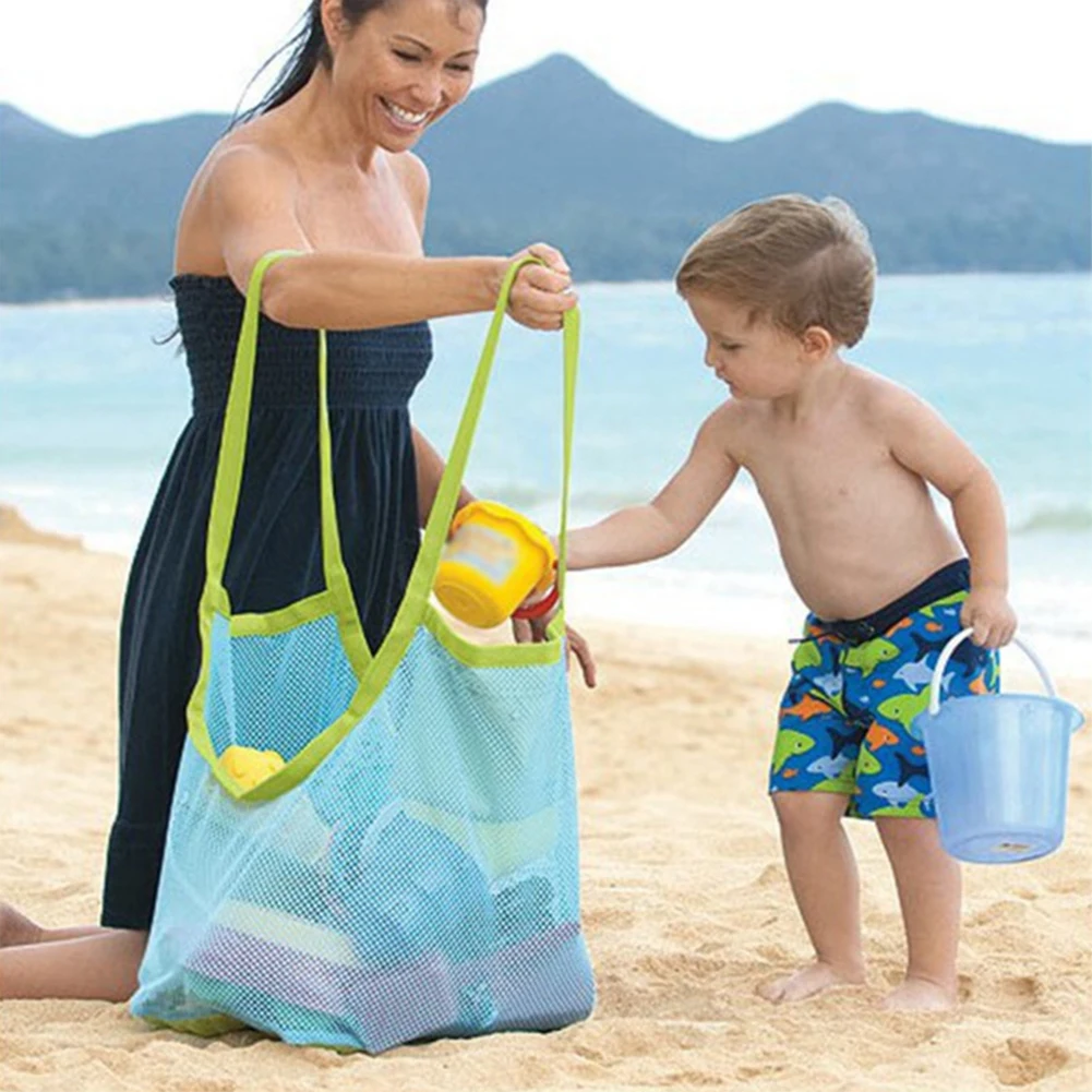 Foldable Sand Away Kids Toy Beach Tote Travel Durable Multifunction Reusable Outdoor Portable Storage Bag Market Large Mesh 
Foldable Sand Away Kids Toy Beach Tote Travel Durable Multifunction Reusable Outdoor Portable Storage Bag Market Large Mesh