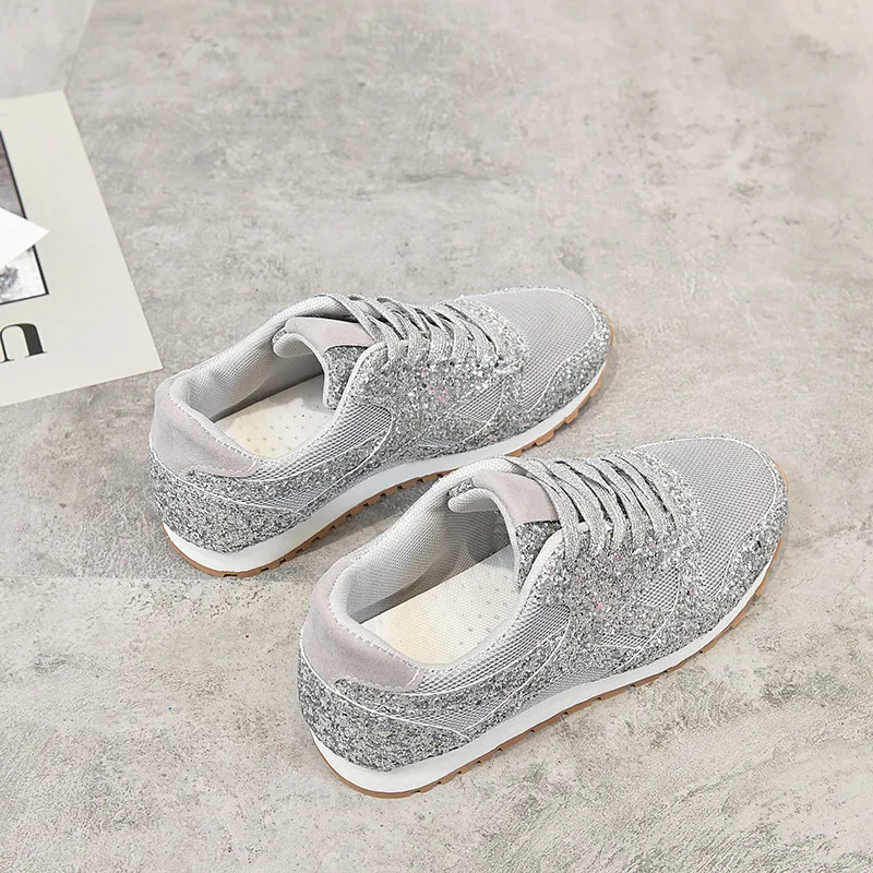 QICIUS New Platform Sequin Shoes Sports Large Size Female 2021 Color Matching Breathable Rhinestone Platform Shoes 
QICIUS New Platform Sequin Shoes Sports Large Size Female 2021 Color Matching Breathable Rhinestone Platform Shoes