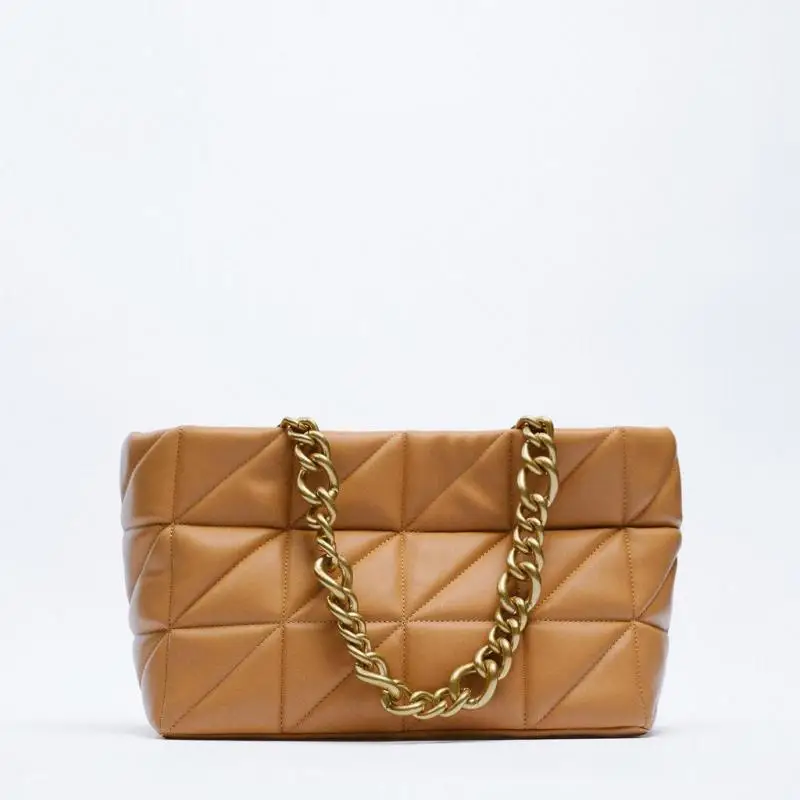 Designer Thick Chain Brand Shoulder Bag Women PU Plaid Big Capacity Handbags Fashion Ladies High Quality Tote Commuter Bags 2022
Designer Thick Chain Brand Shoulder Bag Women PU Plaid Big Capacity Handbags Fashion Ladies High Quality Tote Commuter Bags 2022