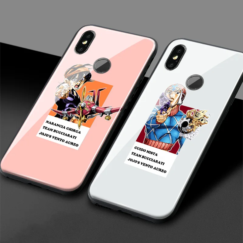 Чехол для телефона Team Bucciarati JOJO 5 vento aureo мягкий силиконовый стеклянный чехол Xiaomi Mi 8