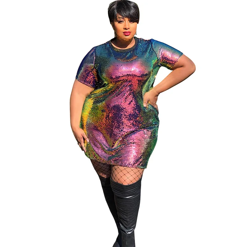 SCSTRONGER Plus Size Women's Dress Sequined Nightclub Sexy Party Fashion Spring Clothes Popular Club Outfits Ladies Dress
SCSTRONGER Plus Size Women's Dress Sequined Nightclub Sexy Party Fashion Spring Clothes Popular Club Outfits Ladies Dress
