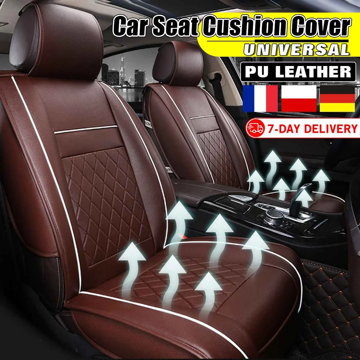 2PCS Universal Car Seat Covers Front Seat Covers Leather Cushion Interior Auto Car Chair Seats Protector Mat Car Accessories 
2PCS Universal Car Seat Covers Front Seat Covers Leather Cushion Interior Auto Car Chair Seats Protector Mat Car Accessories