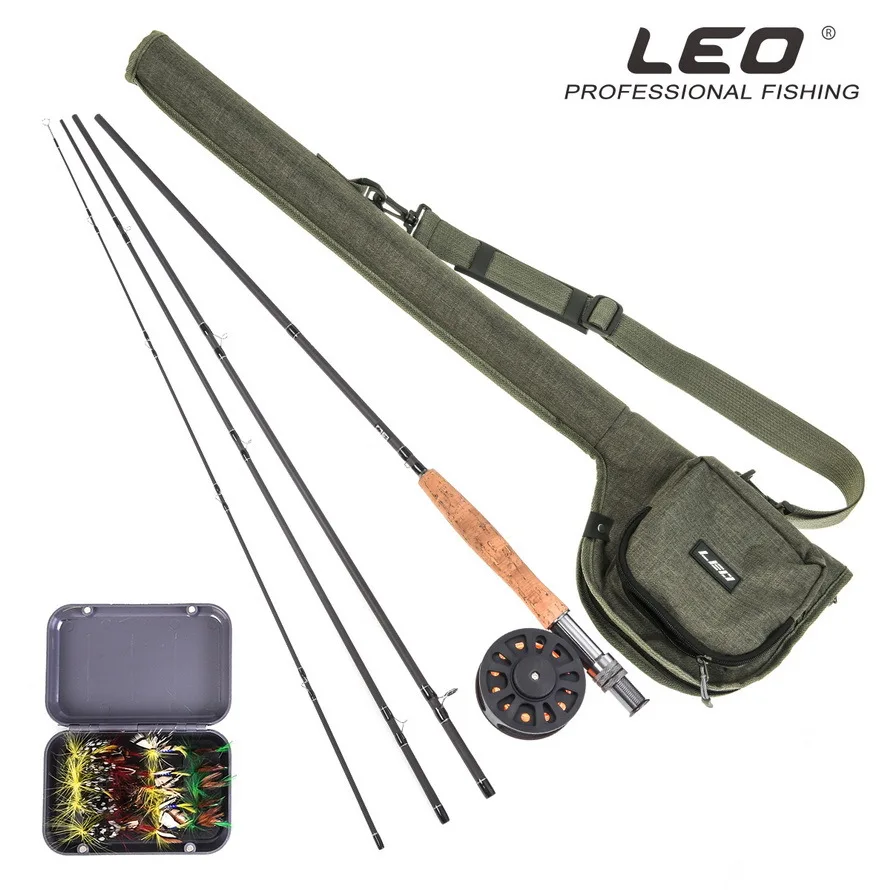 LEO Fly Fishing Rod Set #5/6 #7/8 with Tool Bag Fast Fly Pole and Fishing Reel Combo with Fishing Lure Line Kit Fishing Tackle
LEO Fly Fishing Rod Set #5/6 #7/8 with Tool Bag Fast Fly Pole and Fishing Reel Combo with Fishing Lure Line Kit Fishing Tackle