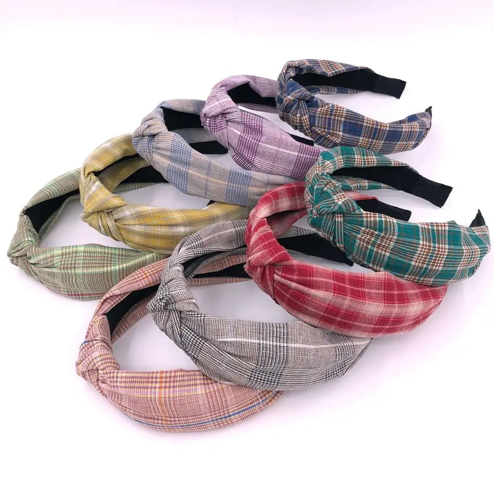 18pc/lot Top knotted Turban Hairband, Hair Hoop Ornaments Plaid Cross Knot Head Band For Women and Girls Hair Accessories
18pc/lot Top knotted Turban Hairband, Hair Hoop Ornaments Plaid Cross Knot Head Band For Women and Girls Hair Accessories