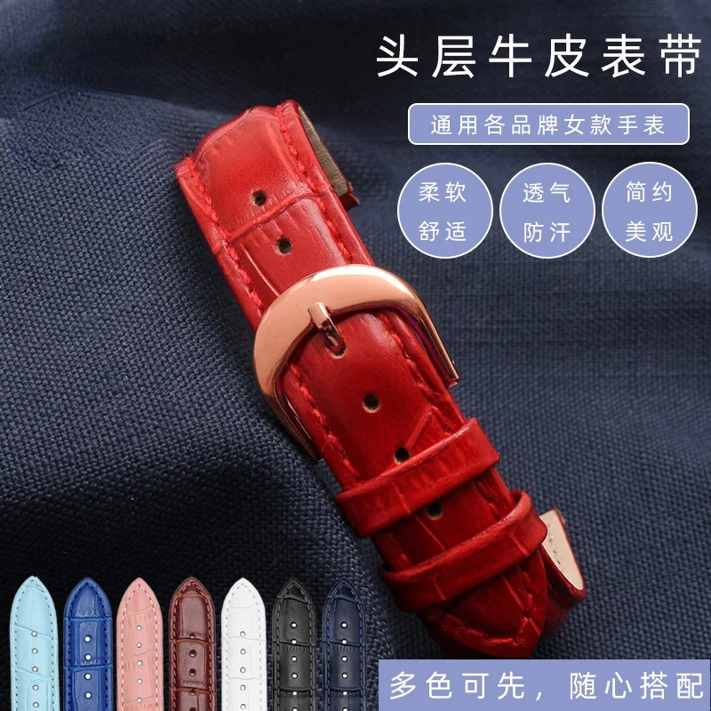 Genuine Leather Watch Band for Folli Follie EBOHR Titus King Watch Strap Female Color Leather Belt 14cm 16 Cm 18cm
Genuine Leather Watch Band for Folli Follie EBOHR Titus King Watch Strap Female Color Leather Belt 14cm 16 Cm 18cm