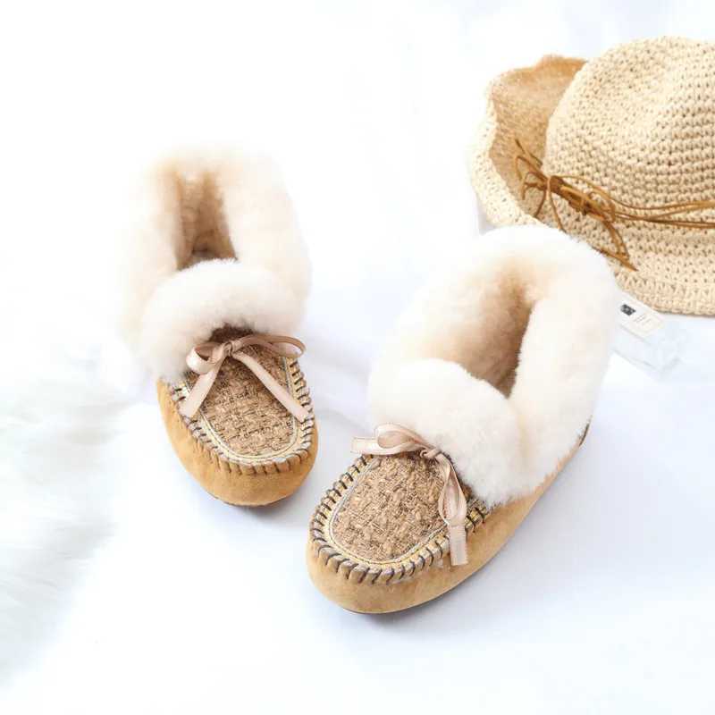 100% Genuine Leather women flat shoes Ankle boots comfortable winter warm natural fur snow shoes fashion non-slip women shoes
100% Genuine Leather women flat shoes Ankle boots comfortable winter warm natural fur snow shoes fashion non-slip women shoes