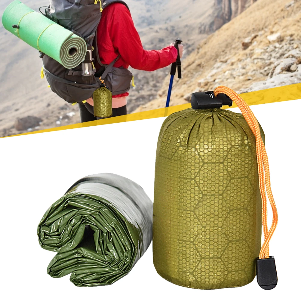 Emergency Sleeping Bag Emergency First Aid Sleeping Bag Pe Aluminum Film Tent Essential Emergency Rescue Tool for Outdoors
Emergency Sleeping Bag Emergency First Aid Sleeping Bag Pe Aluminum Film Tent Essential Emergency Rescue Tool for Outdoors