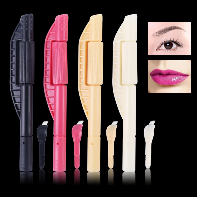 Disposable Microblading 1pc Sterilized 0.3 MM 14 Pins Eyebrow Manual Tattoo Tebori Pen Hand Tools Microblade Needles
Disposable Microblading 1pc Sterilized 0.3 MM 14 Pins Eyebrow Manual Tattoo Tebori Pen Hand Tools Microblade Needles