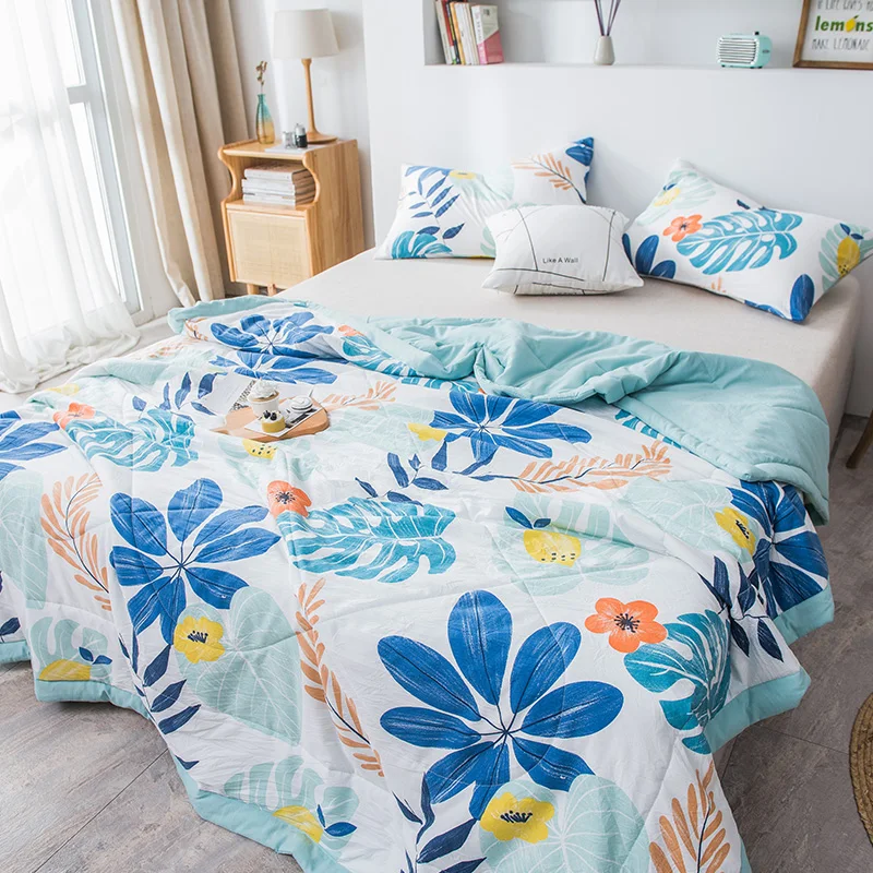 Quilted Quilt Single Full Queen King Size Home Bedding Quilts Newborn Child Comforter Nordic Leaf Pattern Thin Blanket for Adult
Quilted Quilt Single Full Queen King Size Home Bedding Quilts Newborn Child Comforter Nordic Leaf Pattern Thin Blanket for Adult