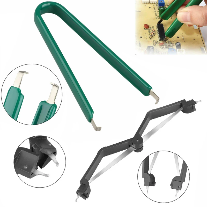 U Type Flat IC Chip Protect Plier ROM Circuit Board Extractor Removal Puller Set For ROM Extraction Removal Puller Anti-static
U Type Flat IC Chip Protect Plier ROM Circuit Board Extractor Removal Puller Set For ROM Extraction Removal Puller Anti-static