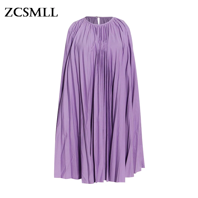 ZCSMLL Ruched Solid Color Dress For Women O Neck Sleeveless Loose Oversize A Line Dresses Female 2021 Autumn Fashion New
ZCSMLL Ruched Solid Color Dress For Women O Neck Sleeveless Loose Oversize A Line Dresses Female 2021 Autumn Fashion New