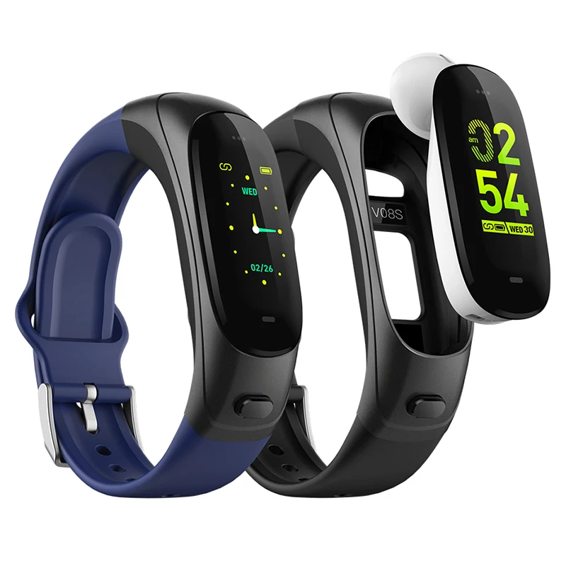 Bluetooth Headset Fitness Bracelet Heart Rate Monitor Sports Smart Watch Pedometer Activity Tracker Wristband Earphone With Mic
Bluetooth Headset Fitness Bracelet Heart Rate Monitor Sports Smart Watch Pedometer Activity Tracker Wristband Earphone With Mic