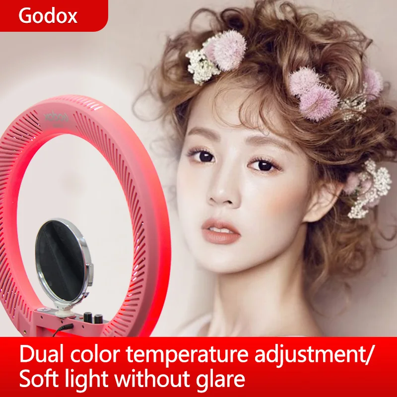 Godox LR160 18W 3300 K-8000 K светодиодная кольцевая лампа Регулируемая Цветовая температура