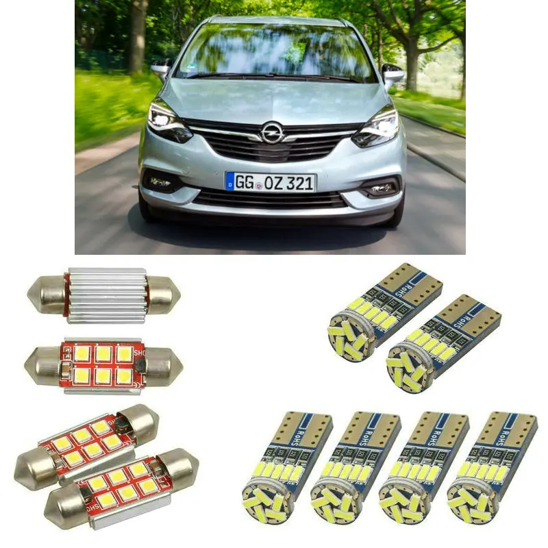 СВЕТОДИОДНЫЙ Автомобильный светильник s для салона автомобиля Opel zafira tourer c p12
