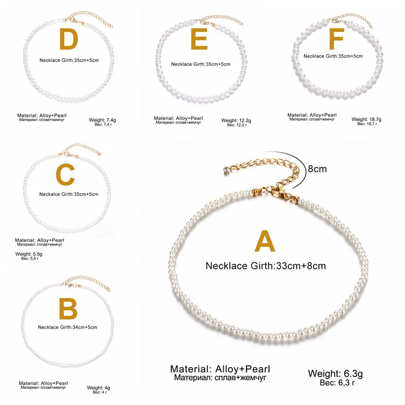VKME New Fashion Kpop Pearl Choker Necklace Cute Simple Double Layer Chain For Women Jewelry 2021 Girl Gift 
VKME New Fashion Kpop Pearl Choker Necklace Cute Simple Double Layer Chain For Women Jewelry 2021 Girl Gift