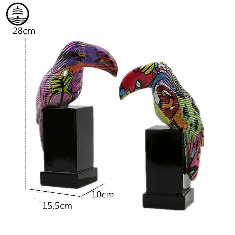 Simple Creative Painted Graffiti Living Room Color Bird Decorations Home Entrance Wine Cabinet Office Decorations Resin Crafts
Simple Creative Painted Graffiti Living Room Color Bird Decorations Home Entrance Wine Cabinet Office Decorations Resin Crafts
