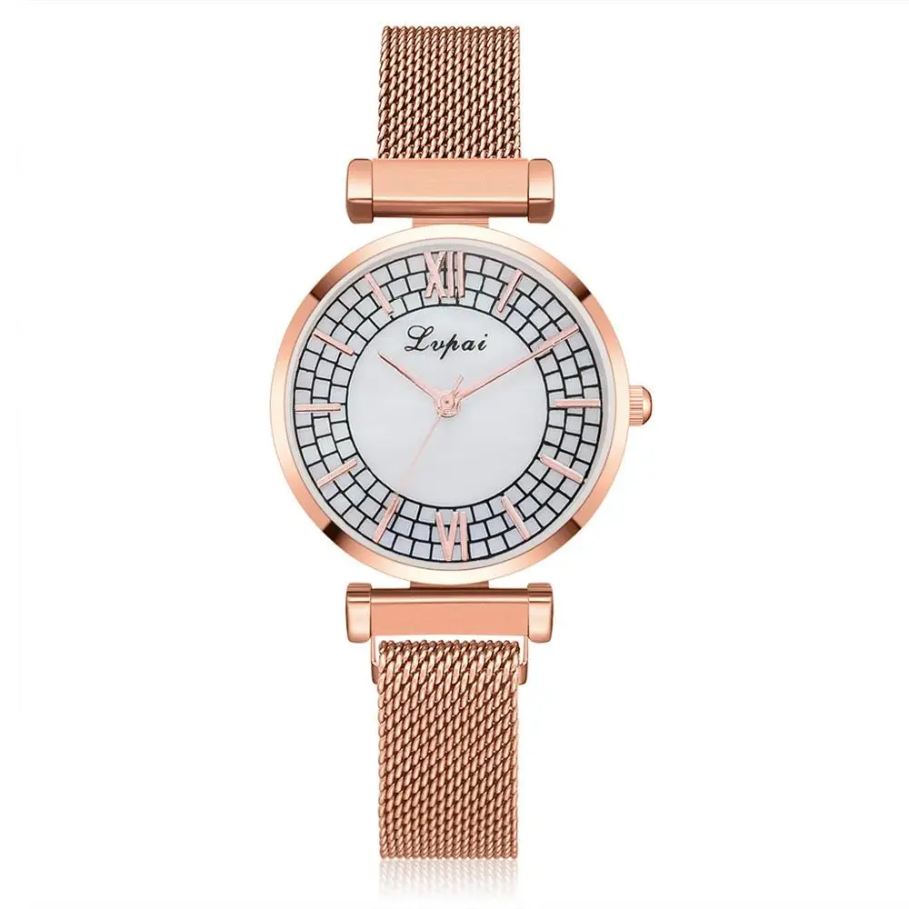 Lvpai Luxury Watch Women Rose Gold Water Drill Bracelet Watch Jewelry Ladies Female Hour Casual Quartz Wristwatches
Lvpai Luxury Watch Women Rose Gold Water Drill Bracelet Watch Jewelry Ladies Female Hour Casual Quartz Wristwatches